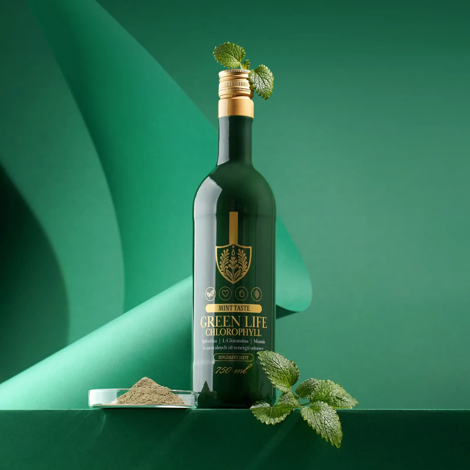 Green Life Chlorofil — płynna chlorofilina z BioPerine