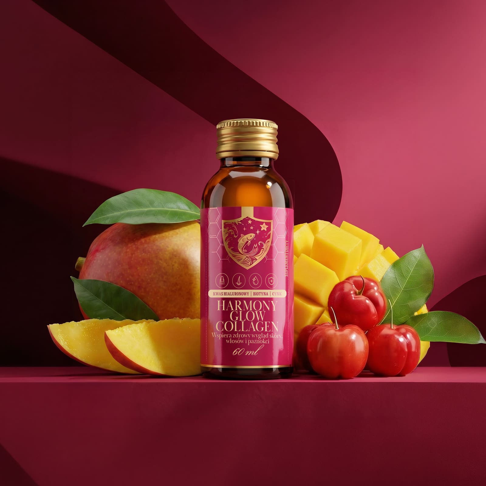 Harmony Glow Collagen — kolagenowy shot z kwasem hialuronowym